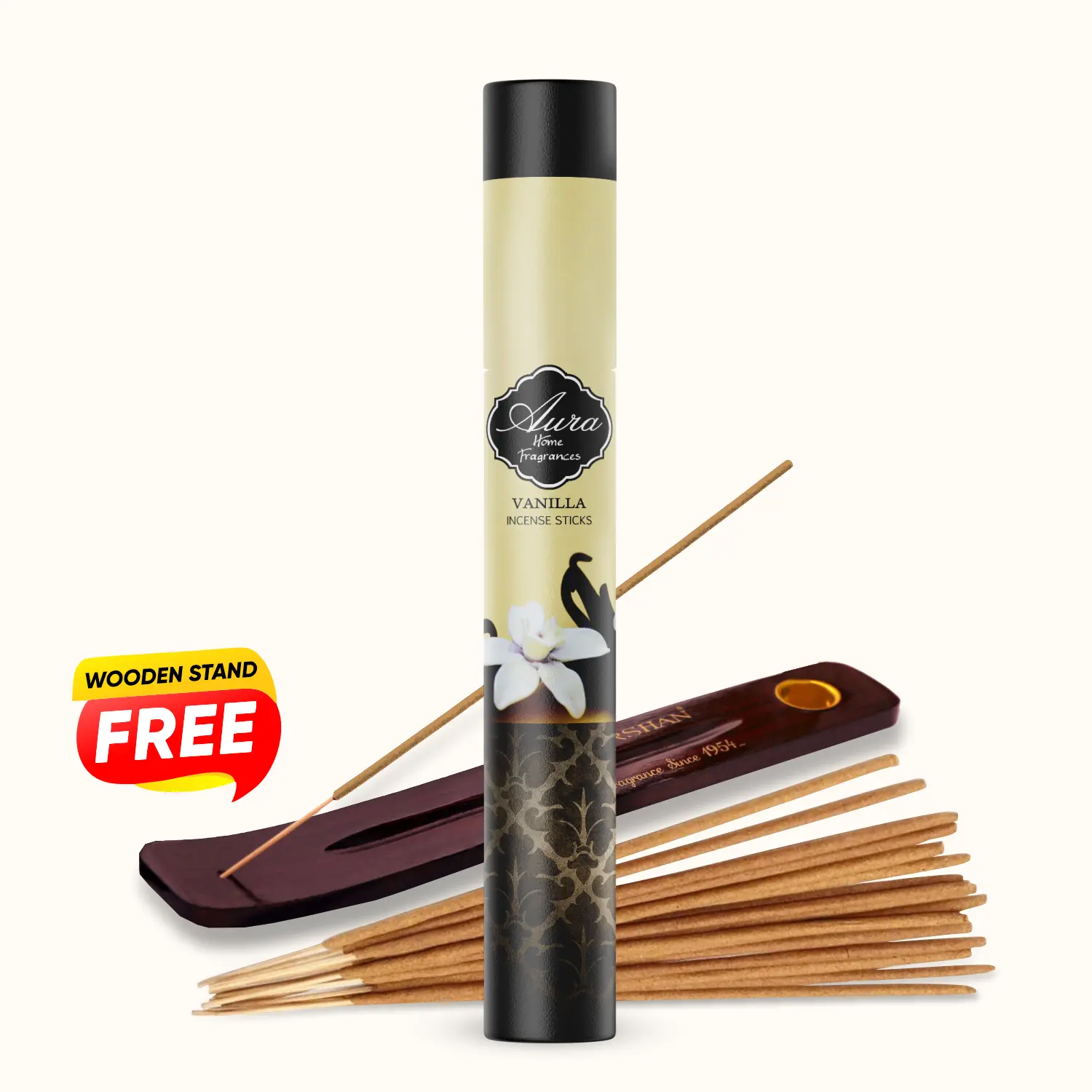 Aura Vanilla Incense Sticks Sleeve Pack (25 Sticks)
